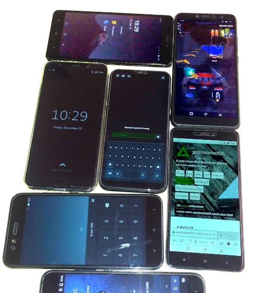 Photo of a bunch of MSM8953 devices